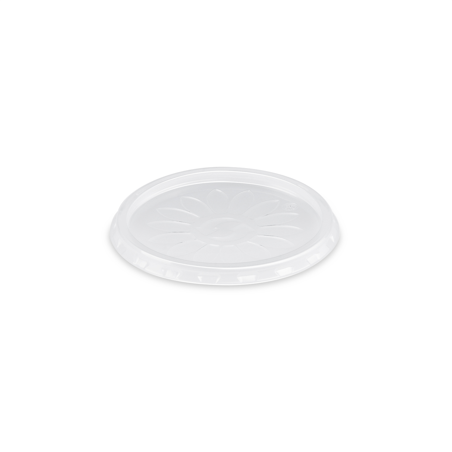 Deckel transparent Ø 70 mm für Dressingbecher, Soßenbecher 80 ml