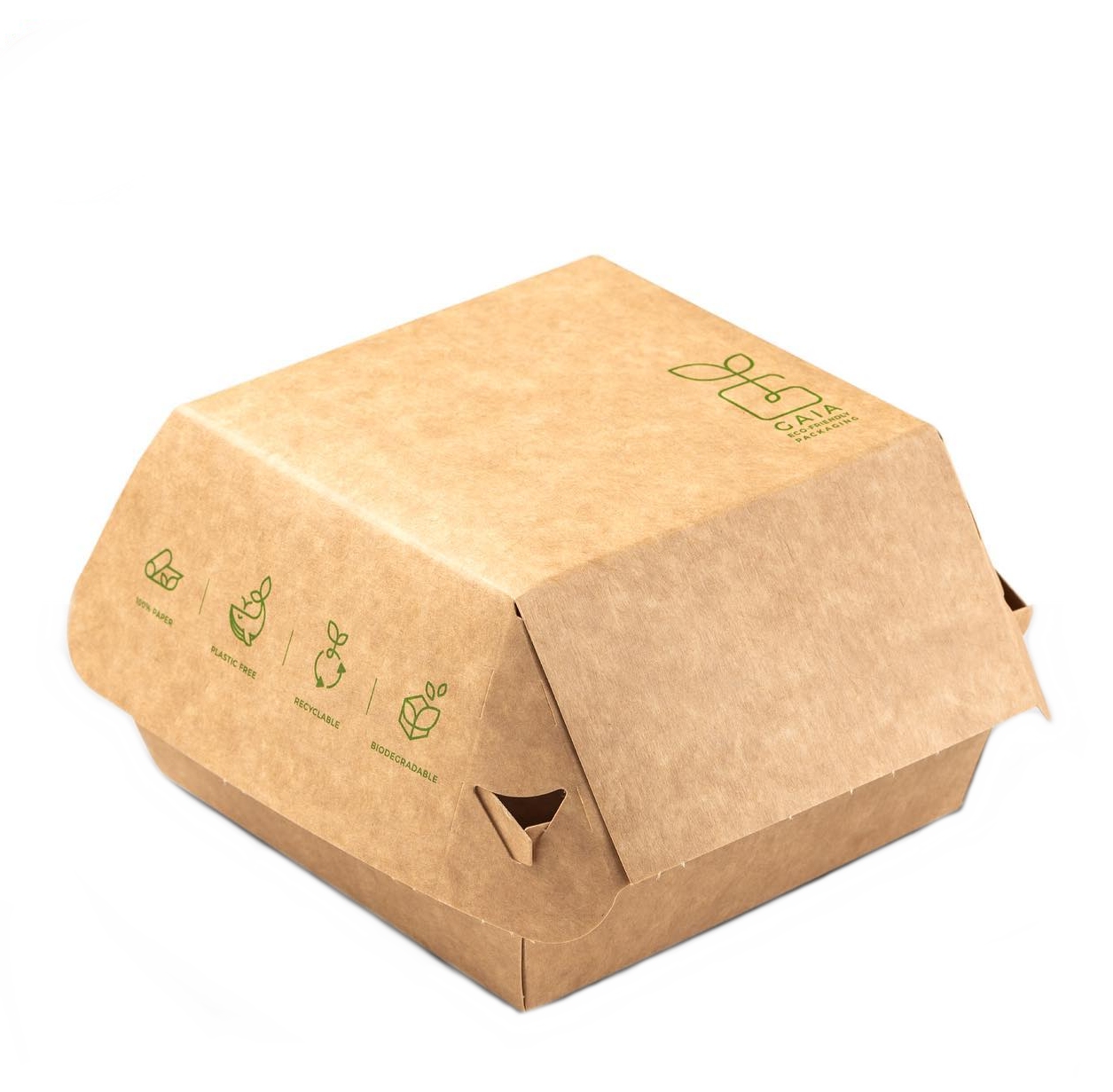 Bio Burger Box Gaia, 11 x 11 x 8,5 cm 